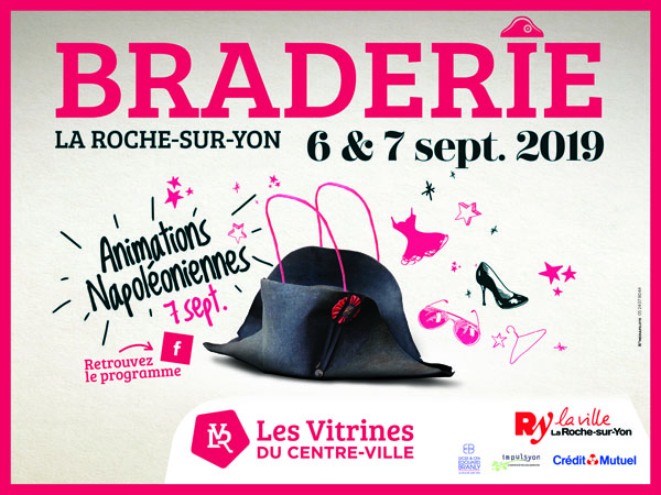 Braderie centre-ville la Roche-sur-Yon septembre 2019