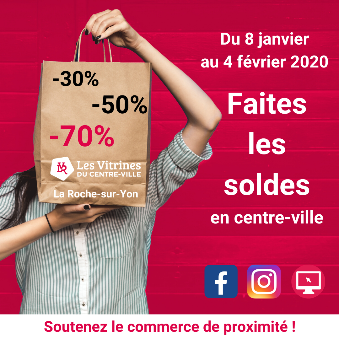 Soldes hiver centre-ville la Roche-sur-Yon